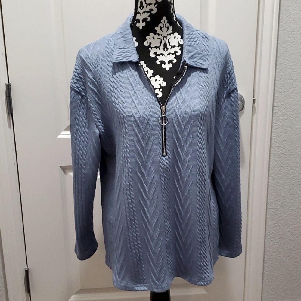 Women's Sweater, Blue, Size X-Large